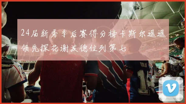 24届新秀季后赛得分榜卡斯尔遥遥领先探花谢泼德位列第七